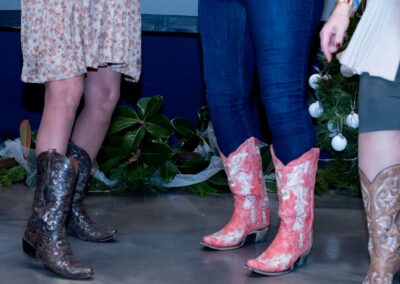 Three women's cowboy boots